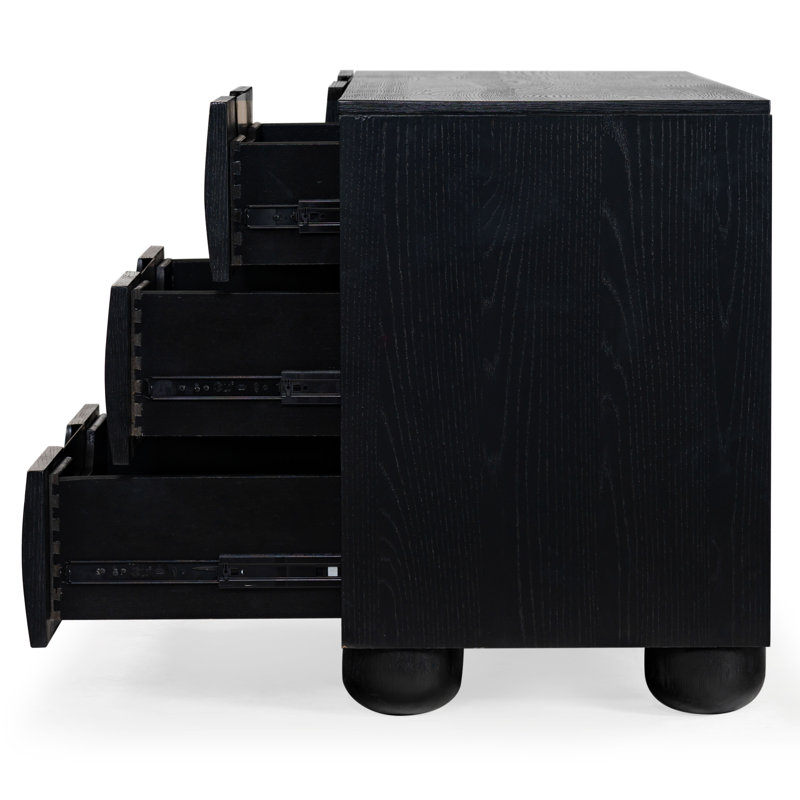 Commode 6 tiroirs Ernest Beethoven, Noir