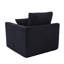 Canapé de coin modulable 2 places confortable avec tissu velours côtelé doux et mousse haute résilience pour appartements. Housses de coussin amovibles. Conception ergonomique.