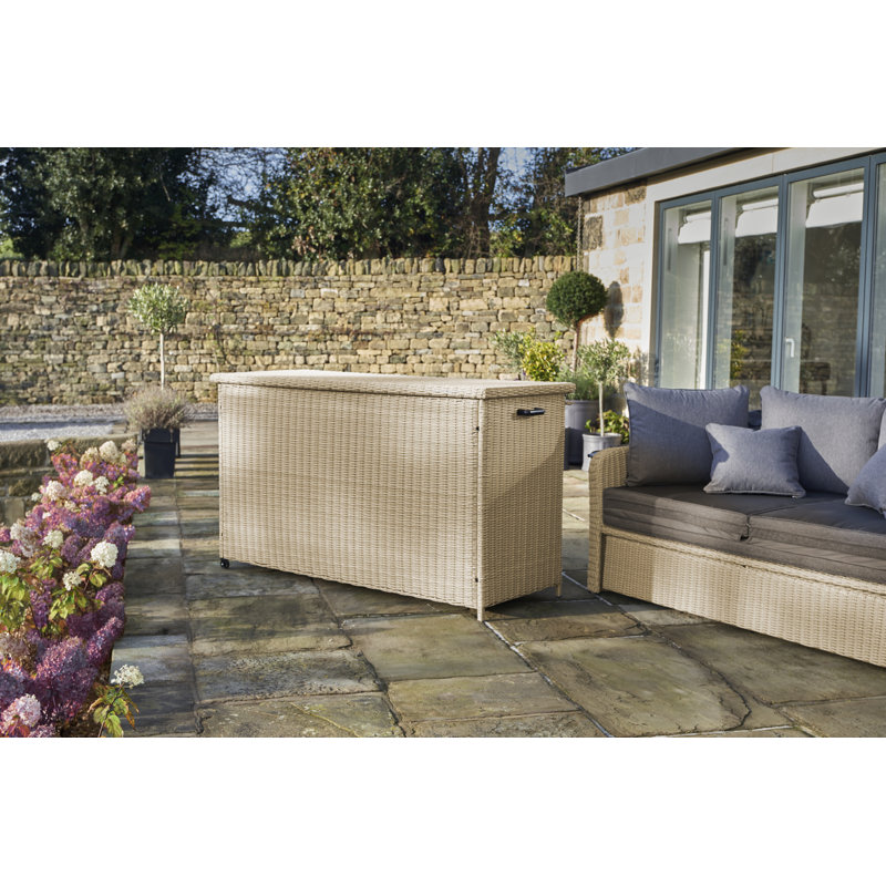 Rattan Storage Box, 96cm H x 172cm W x 67cm D, Sandy Beige