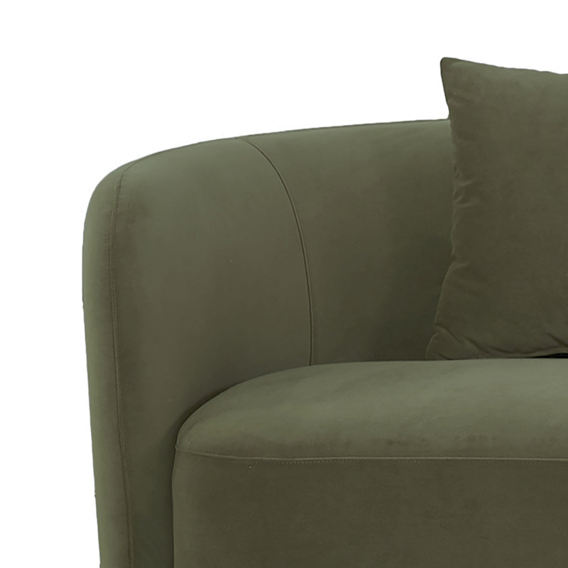 Canapé modulaire Frisina, Chenille verte
