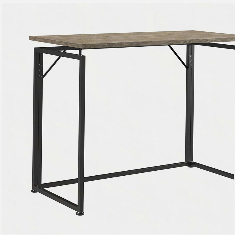 Bureau pliant peu encombrant, gris