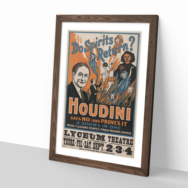 Single Picture Frame Print, Walnut