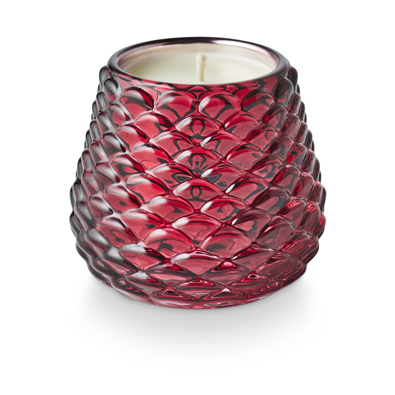 Crimson Woods Pinecone Votive