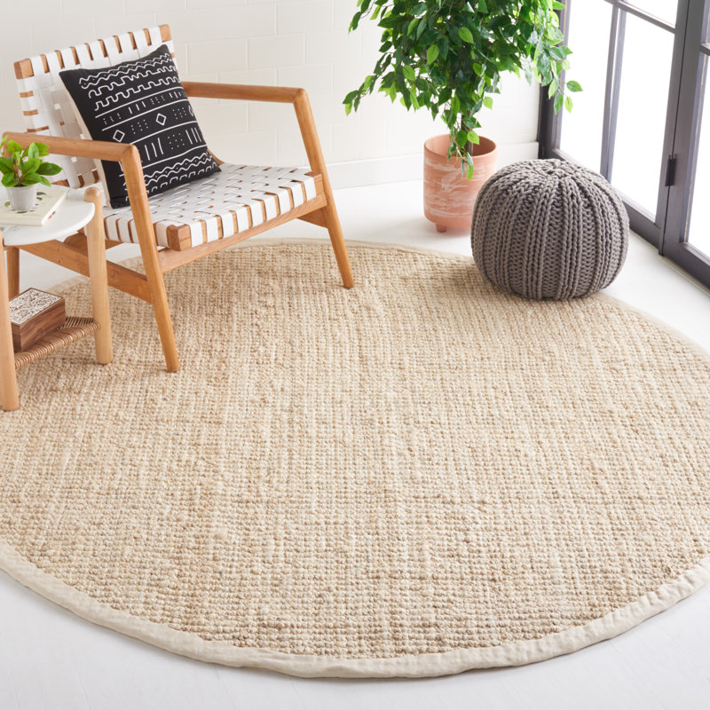 Jute / Sisal Hand Woven Area Rug, Round 152 cm