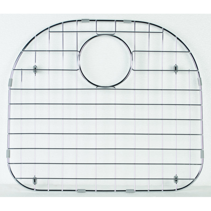 Grille d'évier en acier inoxydable - 16,75 po x 18,88 po (bol simple)