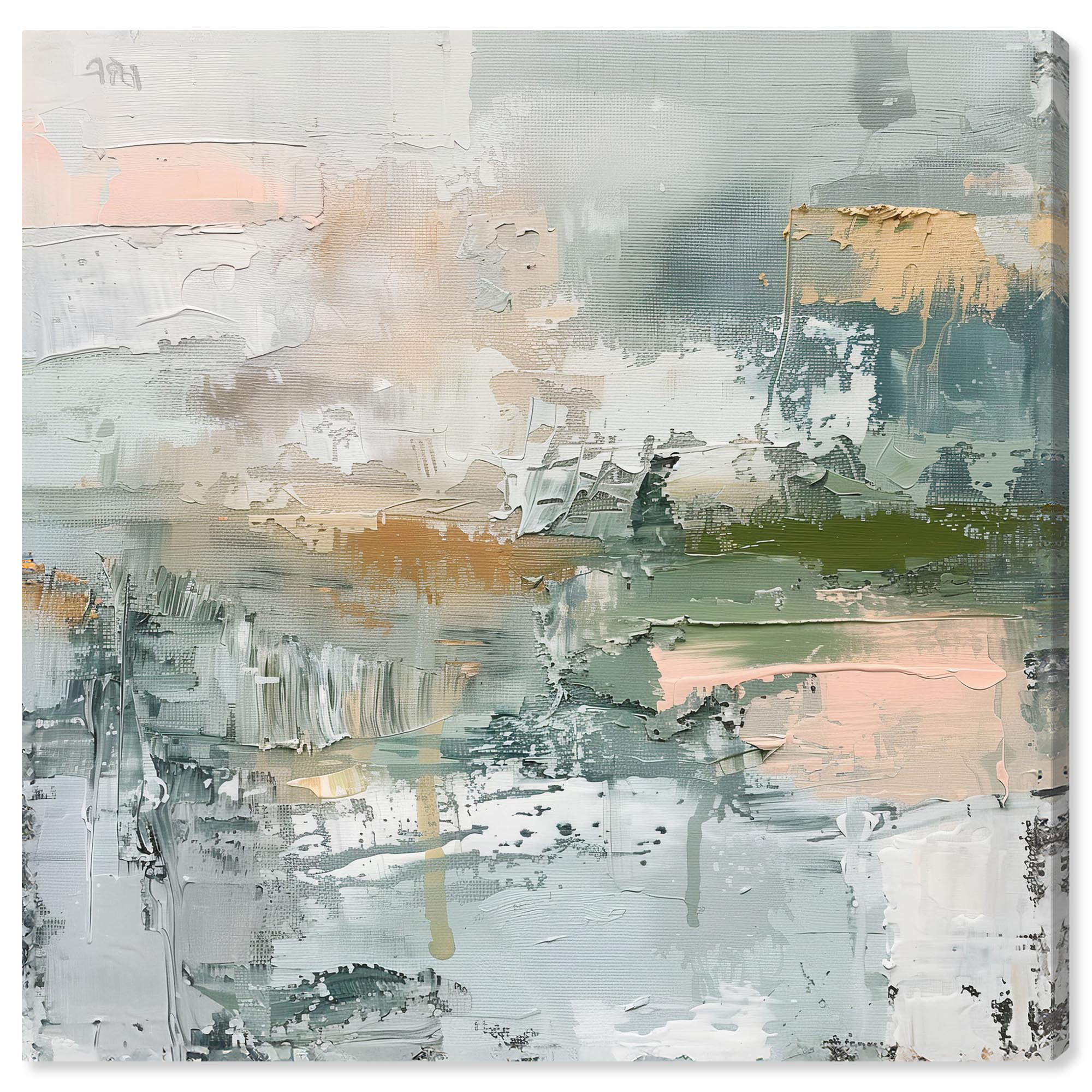 Ivy Bronx Verdant Whisper Canvas Minimal Abstracts by Ivy Bronx | Wayfair