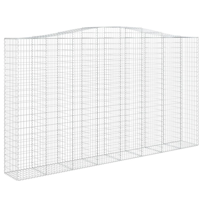 Galvanised Iron Border Fencing, 240cm H x 400cm W x 50cm D