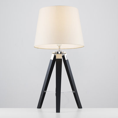 Hawarth Wood Tripod Lamp
