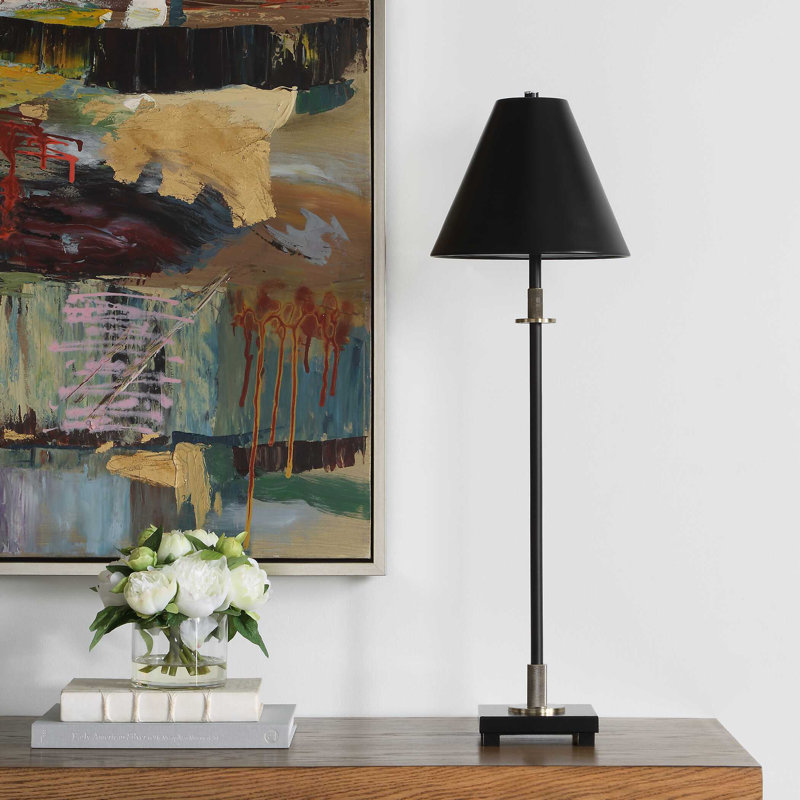 LAMPE DE Buffet, Black, Black
