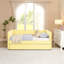 Lit de jour en vichy douillet avec lit gigogne et canapé-lit simple-431006722