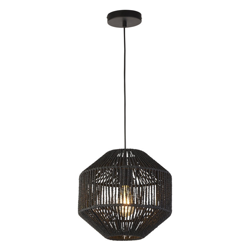 Davy 1 - Light Black Single Pendant