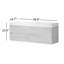Ensemble de meuble-lavabo mural double 60 po-45827126-45827125