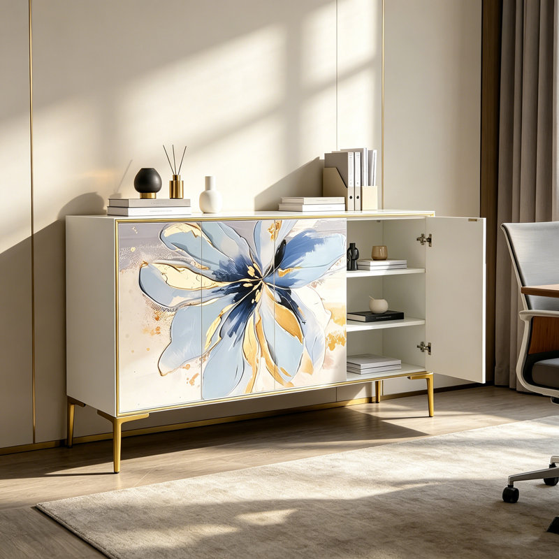 Modern-style Solid Wood Office Storage Cabinet