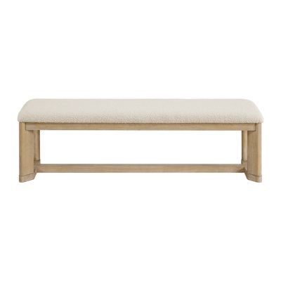 Banc de salle à manger rembourré Ashal