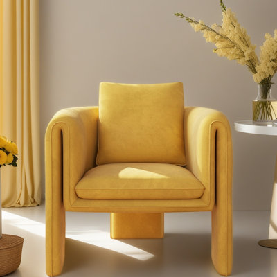 Fauteuil de loisir simple et confortable.