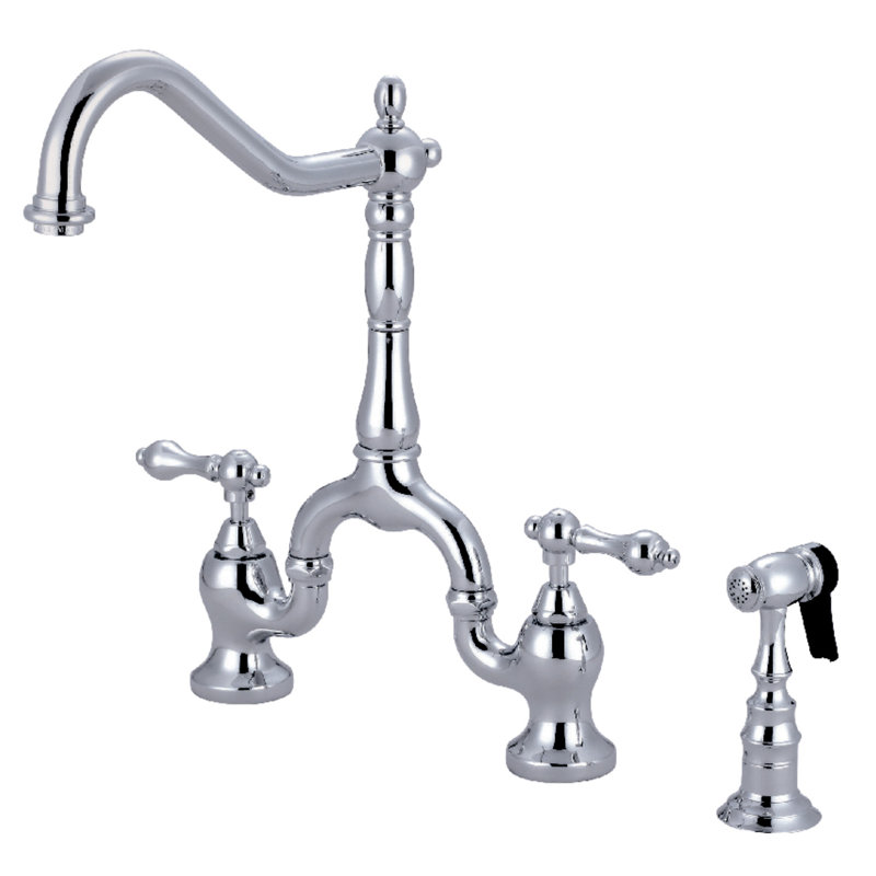 Robinet de cuisine Kingston, Chrome poli
