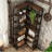 78.7-Inch Tall 7-Tier Industrial Corner Bookshelf With Smart Space-Saving Design And Heavy-Duty Storage Capacity.-433039071