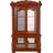 Mirrored Back Lighted Curio Cabinet