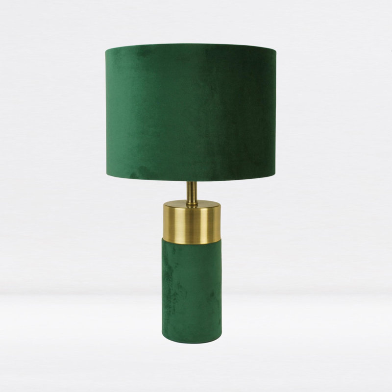 Raubsville Metal Table Lamp, Teal, Green