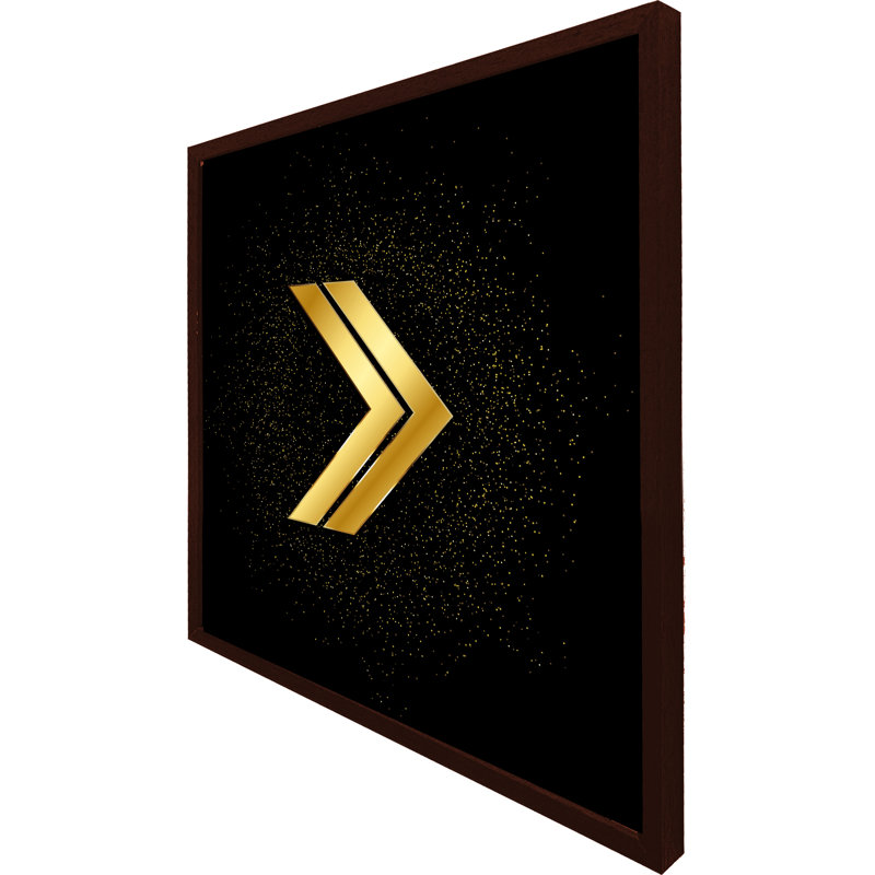 Single Picture Frame Print, 61cm H x 61cm W x 4cm D, Brown