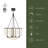 Anders 30-in Vintage Brass dimmable LED Chandelier-124959228