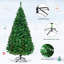 5.91' H Lighted Artificial Spruce Christmas Tree