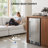 Simzlife 15'' W 130 Cans 3.2 Cu Ft Beverage Refrigerator - Freestanding/Built-In/Under Counter Cooler with Commercial-Grade Stainless Steel Door, Stores Beer, Wine, Drinks