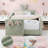 Twin Size Bed Frame, 82.99" Upholstered Daybed Platform Floor Bed W/Storage Pocket Cute Rabbit Ear Shaped Headboard for Bedroom, No Box Spring Needed-445136256