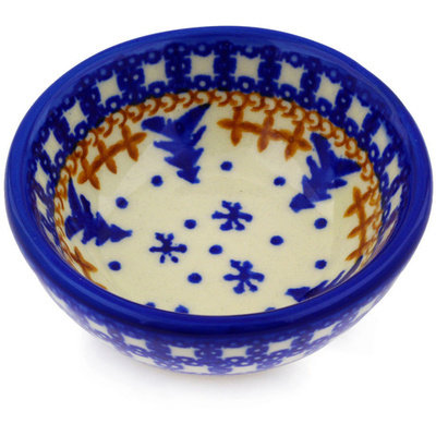 Polish Pottery 4 oz. Stoneware Dinner Bowl