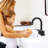8 inch Two Handles Widespread Bathroom Sink Faucet with Drain and Supply Line-102316175