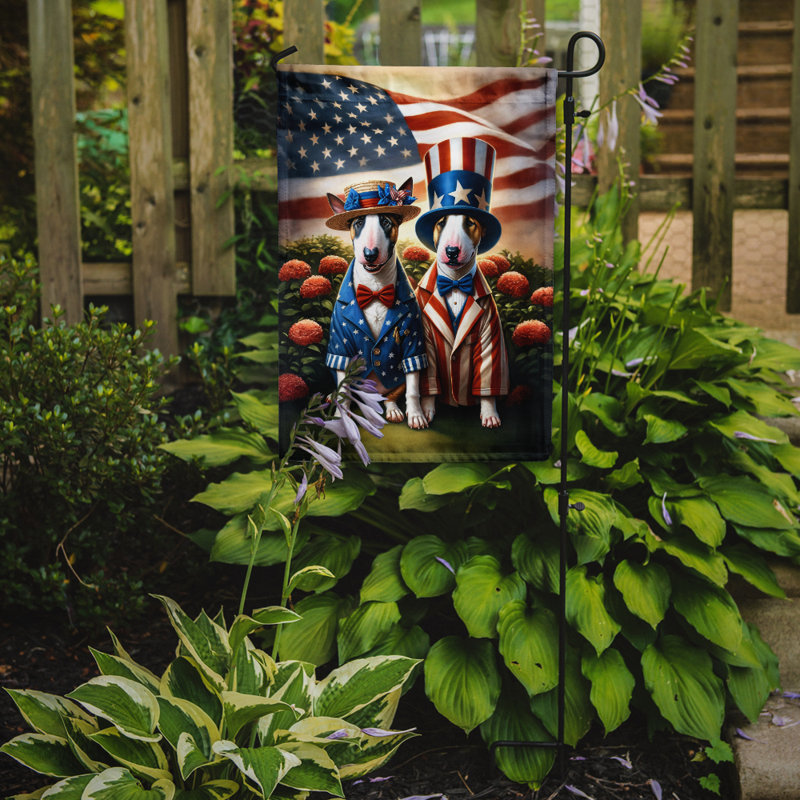 Drapeau All American Garden, Bull-terrier orange