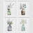 Plant In Bottle " IDEA4WALL Framed Pastel Forest Leaf Glass Vase Wall Art, Set Of 4 Nature Wilderness Wall Decor Prints, Botanical Floral Wall Decor For Living Room, Bedroom " 4 - Pieces-119403327-90161955