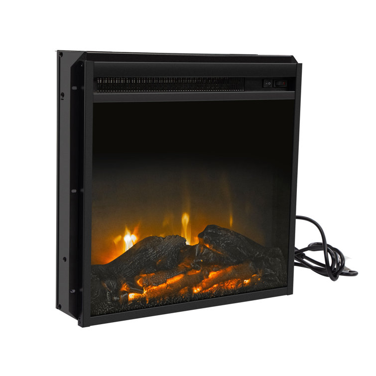 18" Freestanding & Recessed Electric Fireplace Insert