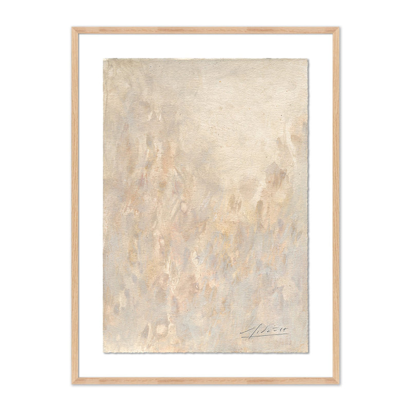 No. 12 par Valeria Sidanez, Cadre en chêne blanc, H 40 po x l 30 po