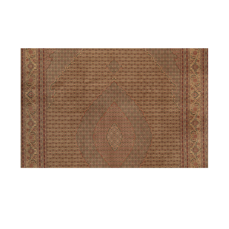 Hand-Knotted High-Quality Gold Area Rug