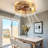 Keniesha 20" Boho Rattan Ceiling Fan Lights With Remote And App Control
