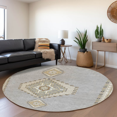 Tapis oriental lavable à la machine de qualité supérieure AMF1014 Colmenero