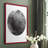 Graphite Moon I Framed Print - Solid Wood-364547681-364547685