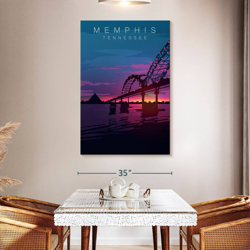 Nicci Memphis, Tennessee, affiche, H 30 po x l 20 po
