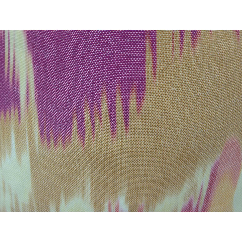 Housse et insert de coussin carré double face Olavanna Ikat, H 24 po x l 24 po