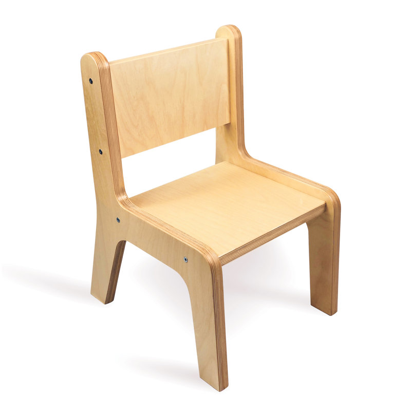 Chaise de classe standard, Naturel, 12 po