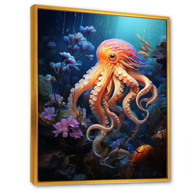 Impression sur toile Popup Octupus