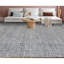 Tapis gris / blanc noué à la main de haute qualité-70393188