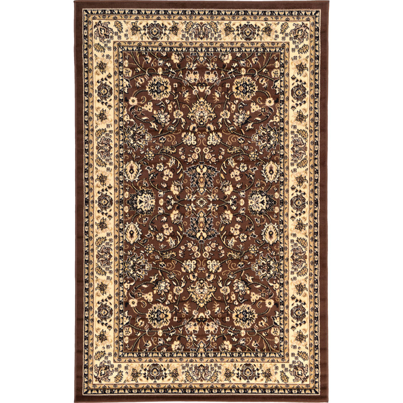 Hanan Floral Indoor Rug, Rectangle 4'1" x 6'1"