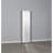 Modern Shoe Cabinet with Mirror Door, White, 17.7 x 73.6 x 14.2 inches | 100% Melamine Coated Particle Board, Thickness: 0.6 inches | Numerous Shelves, Wall-Mountable, Elegant Design for Organized Entryway & Home Storage