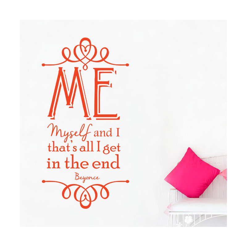 Wall Decal, Orange, Medium