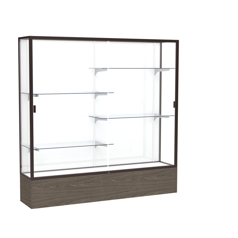 Étui Reliant Series, Miroir, Bronze foncé, Noyer