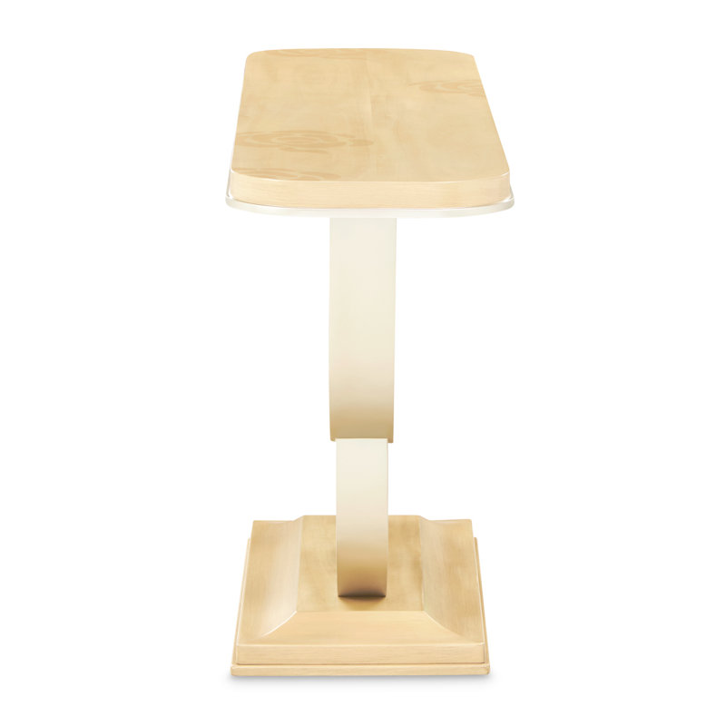 Camellia Field Caramel Console Table