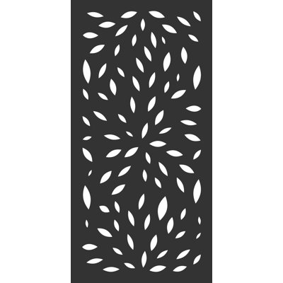 Paravent en bois Wildflower H 4 pi x l 2 pi