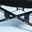 Steel-Frame Elevated Pet Cot L Black